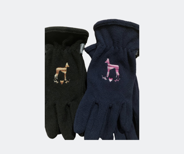 Fleece handschoenen met Podenco